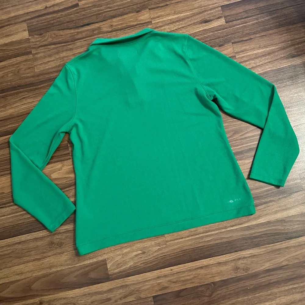 Jordan Green Long Sleeve Quarter-Zip Shirt